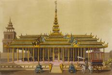 The King of Siam Addresses Courtiers in His Pavilion, Plate 69 from 'Le Costume Ancien Et Moderne'-L (after) Rossi-Giclee Print