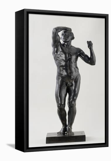 L'Age d'airain-Auguste Rodin-Framed Premier Image Canvas