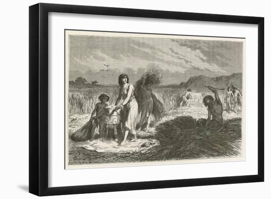 L'Agriculture a L'Epoque Du Fer-Emile Antoine Bayard-Framed Giclee Print