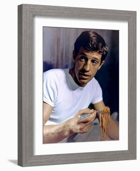 L'aine des Ferchaux by JeanPierreMelville with Jean Paul Belmondo, 1963 (d'apres Georges Simenon) (-null-Framed Photo