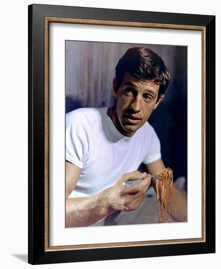 L'aine des Ferchaux by JeanPierreMelville with Jean Paul Belmondo, 1963 (d'apres Georges Simenon) (-null-Framed Photo