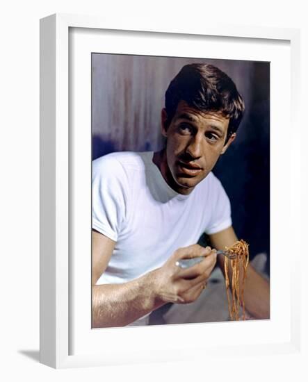 L'aine des Ferchaux by JeanPierreMelville with Jean Paul Belmondo, 1963 (d'apres Georges Simenon) (-null-Framed Photo