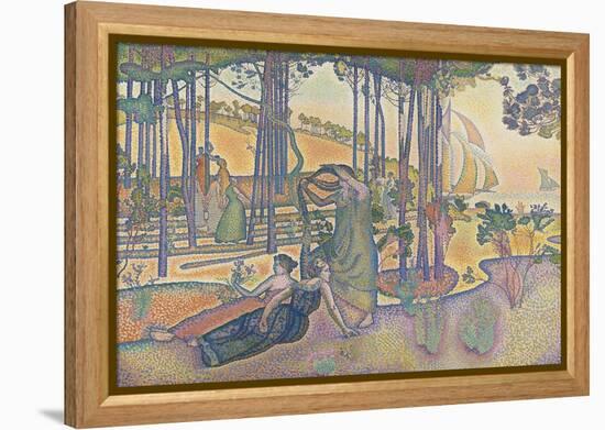 L'air du soir-Henri Edmond Cross-Framed Premier Image Canvas