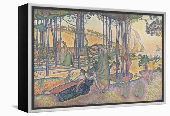 L'air du soir-Henri Edmond Cross-Framed Premier Image Canvas