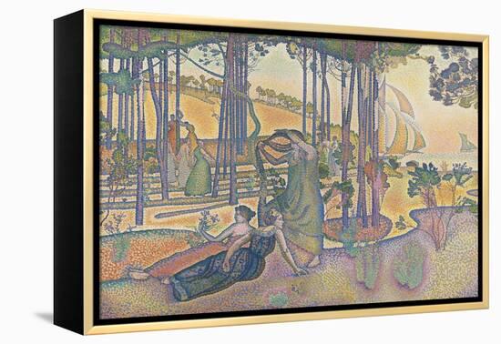 L'air du soir-Henri Edmond Cross-Framed Premier Image Canvas