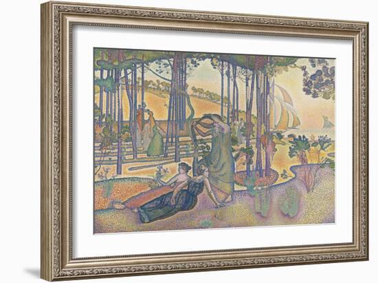 L'air du soir-Henri Edmond Cross-Framed Giclee Print