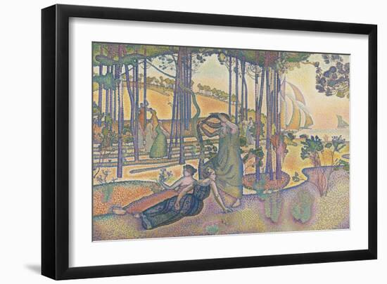 L'air du soir-Henri Edmond Cross-Framed Giclee Print