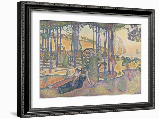 L'air du soir-Henri Edmond Cross-Framed Giclee Print