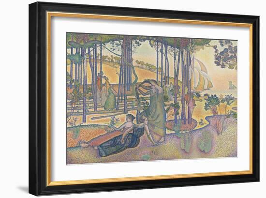 L'air du soir-Henri Edmond Cross-Framed Giclee Print