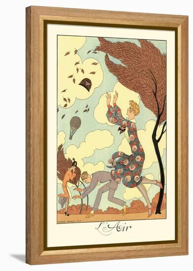 L'Air-Georges Barbier-Framed Stretched Canvas