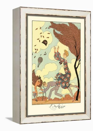 L'Air-Georges Barbier-Framed Stretched Canvas