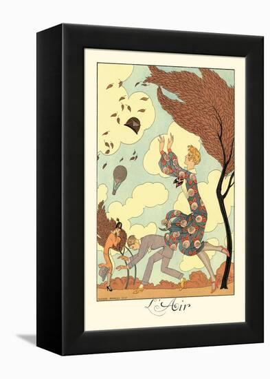 L'Air-Georges Barbier-Framed Stretched Canvas