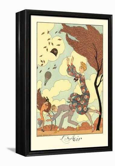 L'Air-Georges Barbier-Framed Stretched Canvas