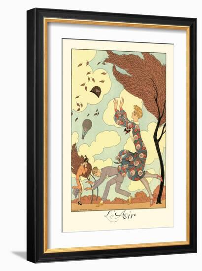 L'Air-Georges Barbier-Framed Art Print