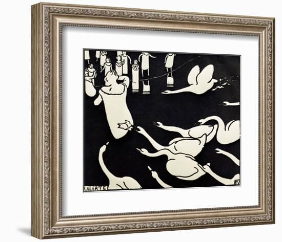 L’alerte-Félix Vallotton-Framed Giclee Print