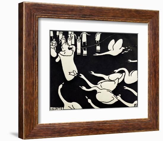 L’alerte-Félix Vallotton-Framed Giclee Print