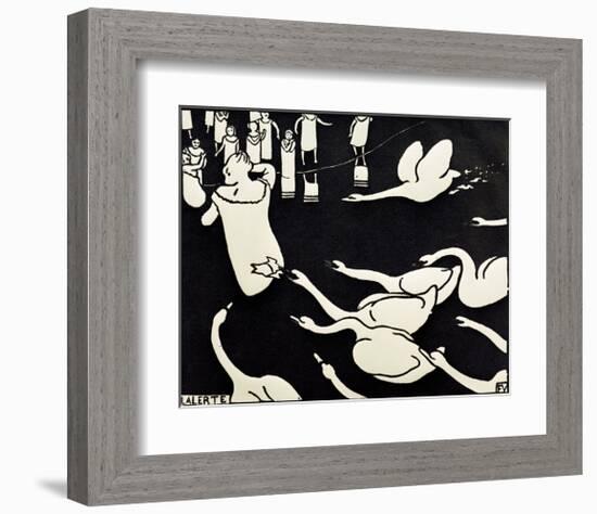 L’alerte-Félix Vallotton-Framed Giclee Print