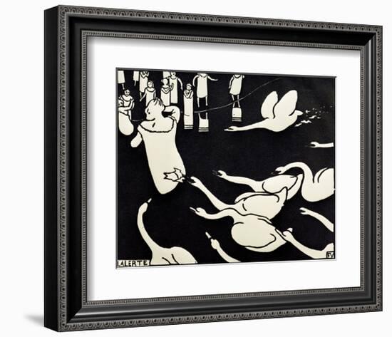 L’alerte-Félix Vallotton-Framed Giclee Print