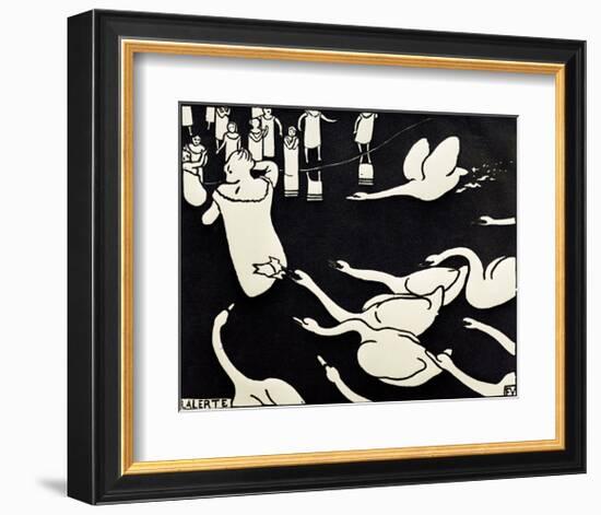 L’alerte-Félix Vallotton-Framed Giclee Print