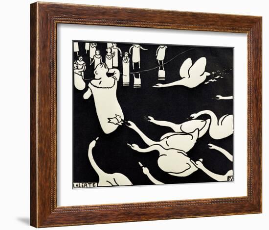 L’alerte-Félix Vallotton-Framed Giclee Print