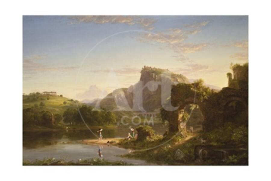 L Allegro 1845 Giclee Print By Thomas Cole Art Com