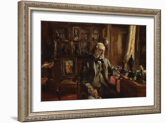 L'Amateur Chez Lui, C.1893-94-Charles Alexander-Framed Giclee Print