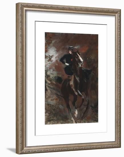 L'Amazone-Giovanni Boldini-Framed Premium Giclee Print