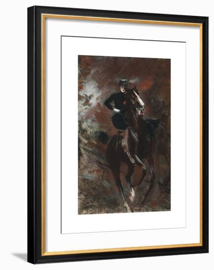 L'Amazone-Giovanni Boldini-Framed Premium Giclee Print