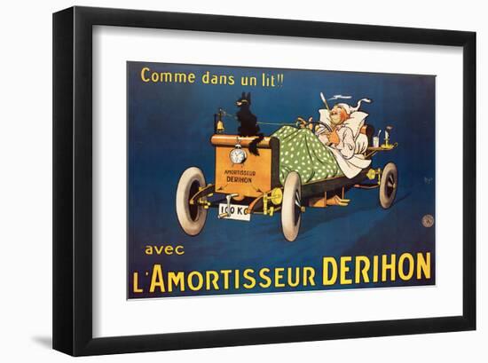 L'Amortisseur Derihon-Mich (Michel Liebeaux)-Framed Art Print