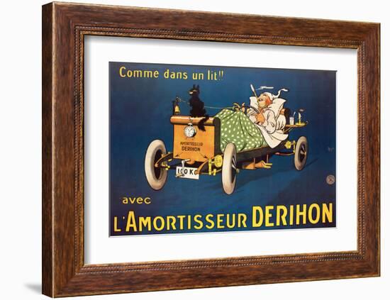 L'Amortisseur Derihon-Mich (Michel Liebeaux)-Framed Art Print