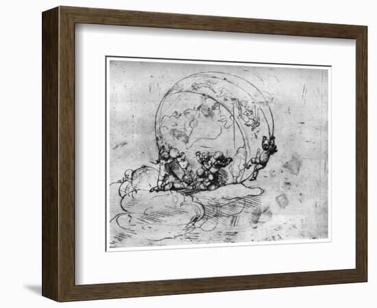 L'Amour Conduisant Le Monde, C1860-1910-Auguste Rodin-Framed Giclee Print