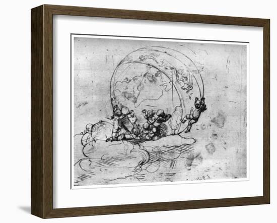 L'Amour Conduisant Le Monde, C1860-1910-Auguste Rodin-Framed Giclee Print