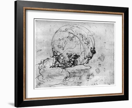 L'Amour Conduisant Le Monde, C1860-1910-Auguste Rodin-Framed Giclee Print