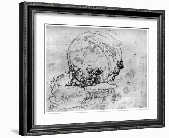 L'Amour Conduisant Le Monde, C1860-1910-Auguste Rodin-Framed Giclee Print