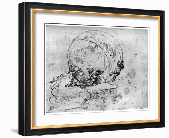 L'Amour Conduisant Le Monde, C1860-1910-Auguste Rodin-Framed Giclee Print