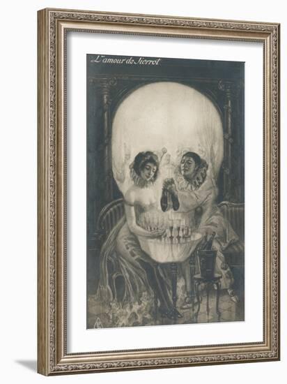 L'Amour De Pierrot--Framed Giclee Print