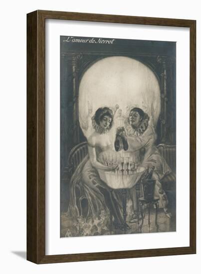 L'Amour De Pierrot-null-Framed Giclee Print