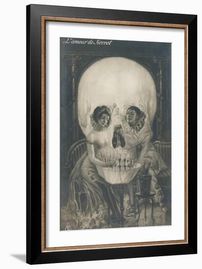 L'Amour De Pierrot--Framed Giclee Print