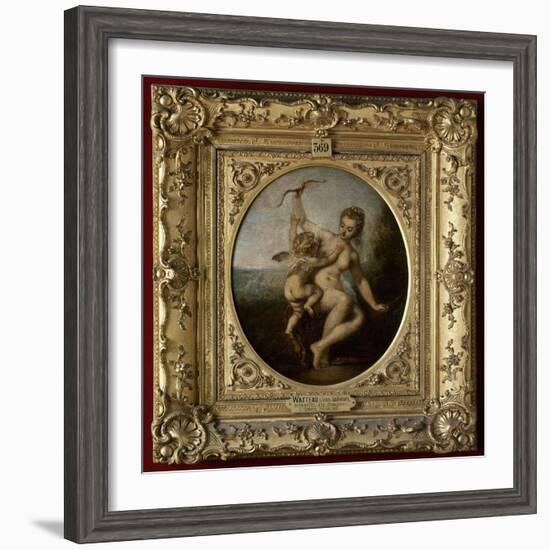 L'amour désarmé-Jean Antoine Watteau-Framed Giclee Print