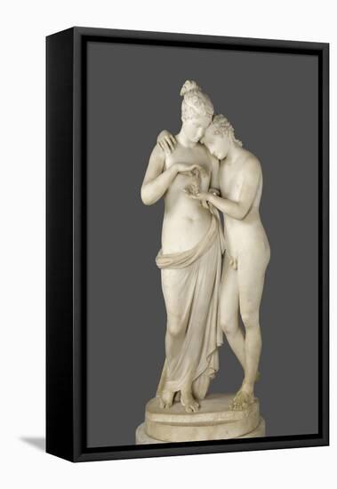 L'Amour et Psyché dit aussi Vénus et Adonis-Antonio Canova-Framed Premier Image Canvas