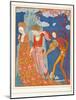 L'amour, Le Desir, at La Mort, from Personages De Comedie, Pub. 1922 (Pochoir Print)-Georges Barbier-Mounted Giclee Print