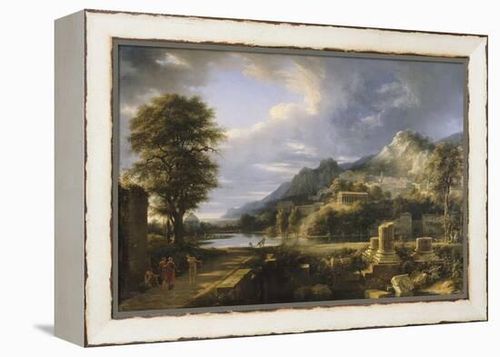 L'Ancienne ville d'Agrigente-Pierre Henri de Valenciennes-Framed Premier Image Canvas