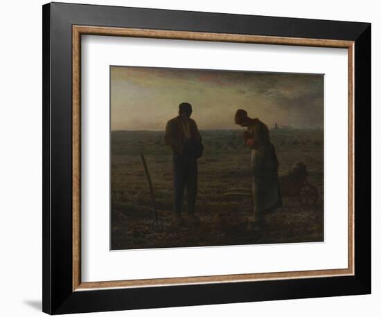 L'Ang?s-Jean-François Millet-Framed Giclee Print