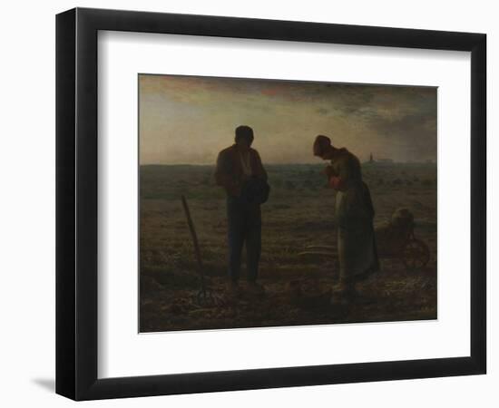 L'Ang?s-Jean-François Millet-Framed Giclee Print