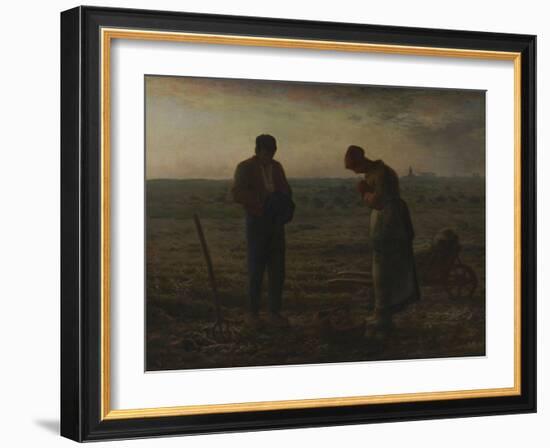 L'Ang?s-Jean-François Millet-Framed Giclee Print