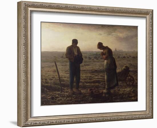 L'Ang?s-Jean-François Millet-Framed Giclee Print