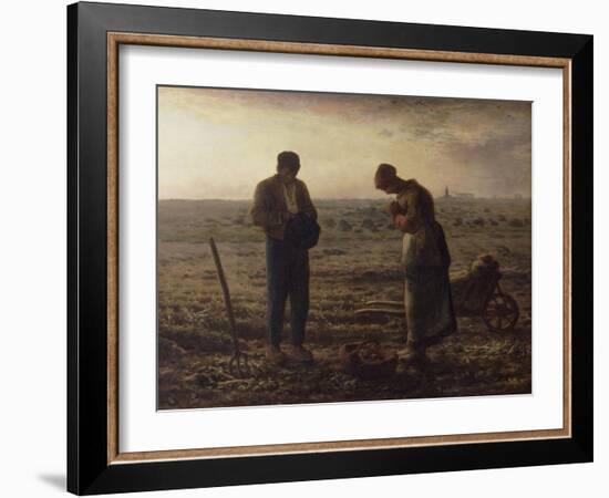 L'Ang?s-Jean-François Millet-Framed Giclee Print