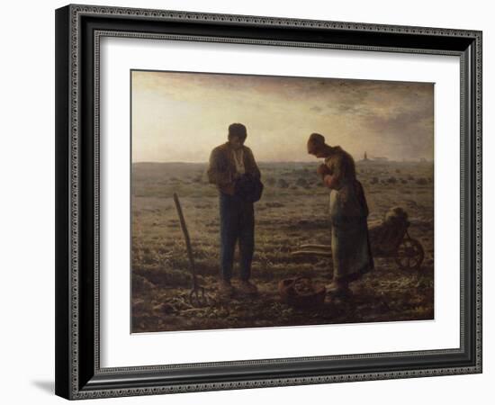 L'Ang?s-Jean-François Millet-Framed Giclee Print