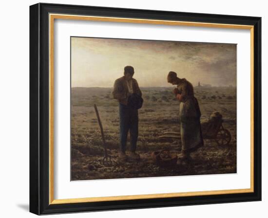 L'Ang?s-Jean-François Millet-Framed Giclee Print