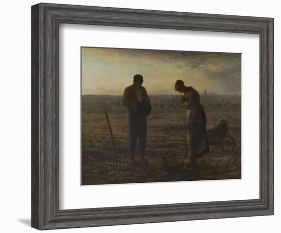 L'Ang?s-Jean-François Millet-Framed Giclee Print